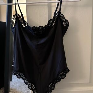 SKIMS Black Lace bodysuit
